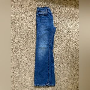 Boys size 12 blue jeans.